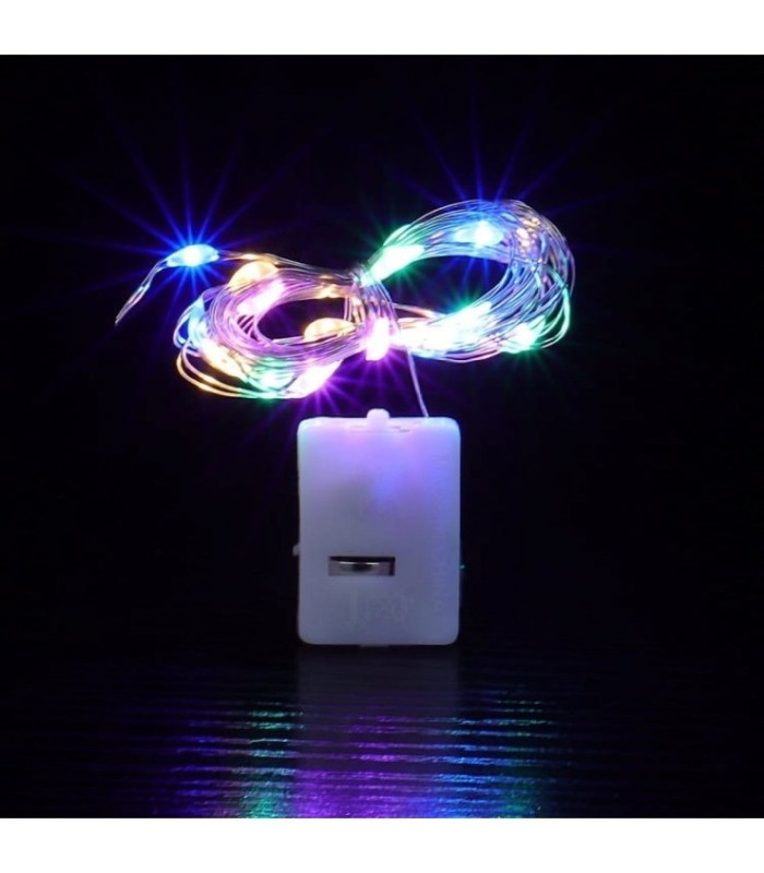 MINI TIRA LED 2M COLORIDO A PILA