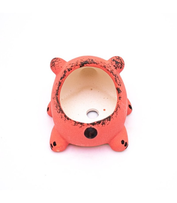 Maceta diseño oso tumbado 13.5x10.3x7.7cm