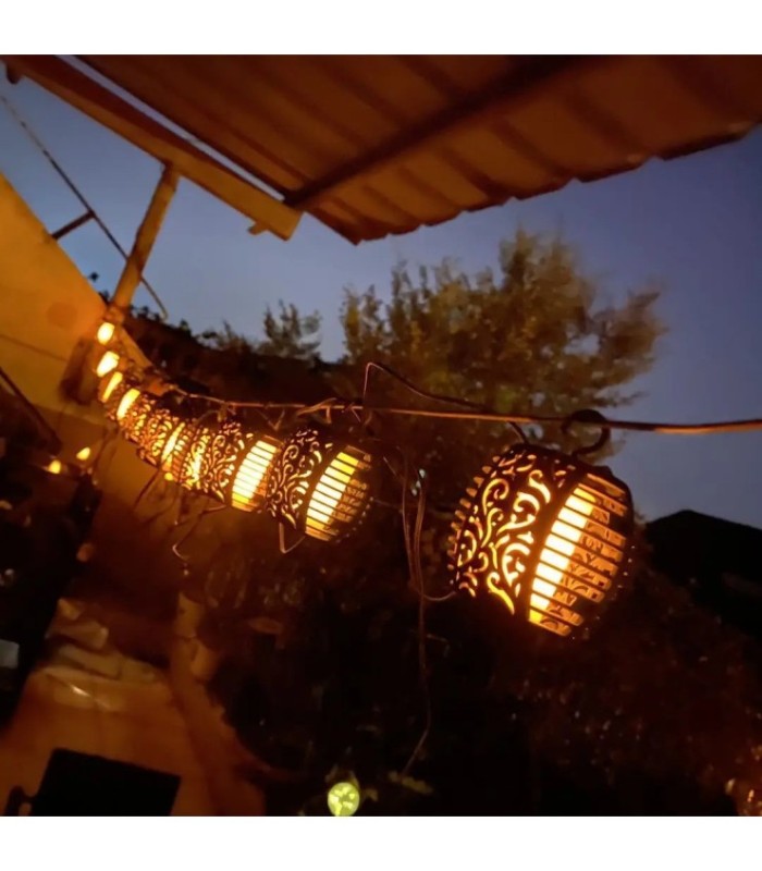 TIRA LAMPARA LLAMA 8L 3.5M CALIDO