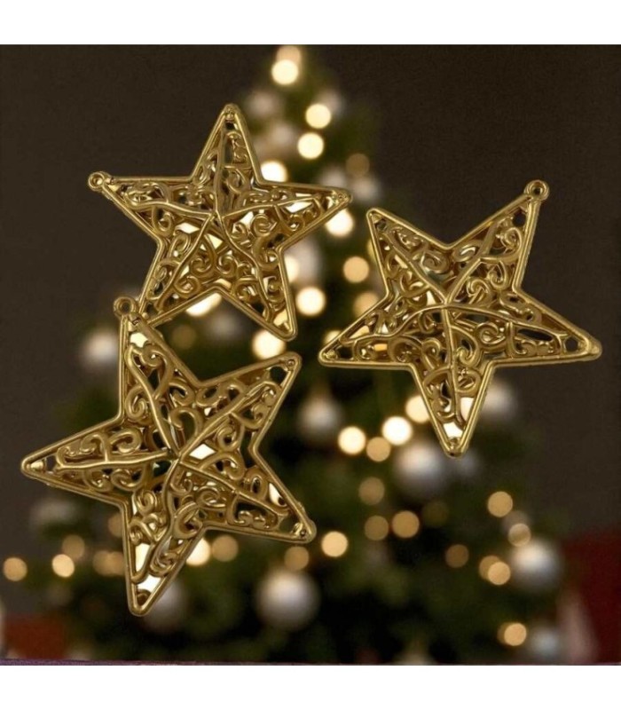 ESTRELLA NAVIDEÑO 6PC 8CM
