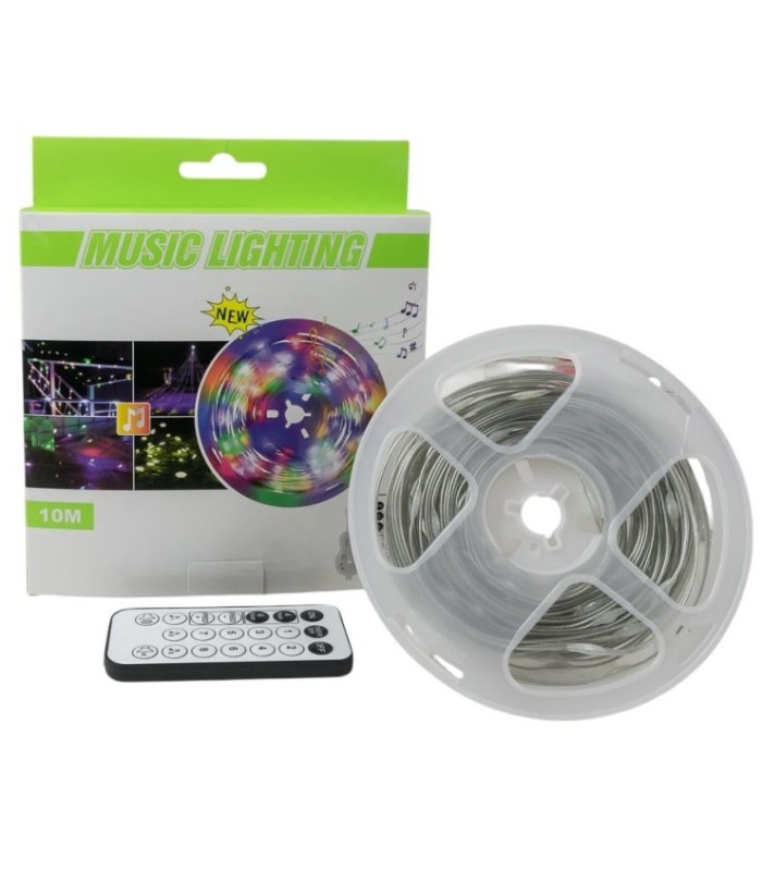 LUZ NAV CINTA CONTROL Y SONIDO 66L 10M VERDE