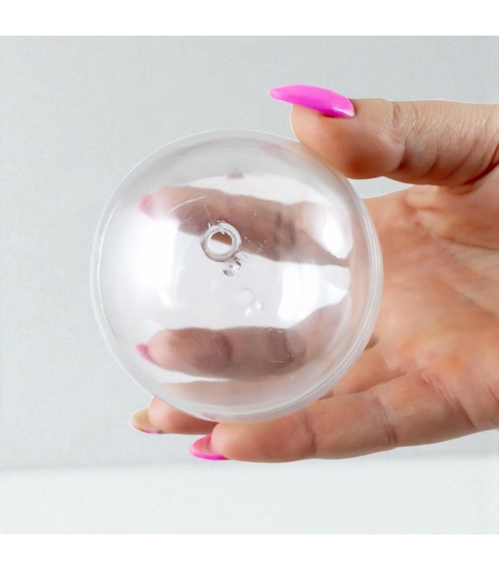 Esfera decorativo 7cm transparente