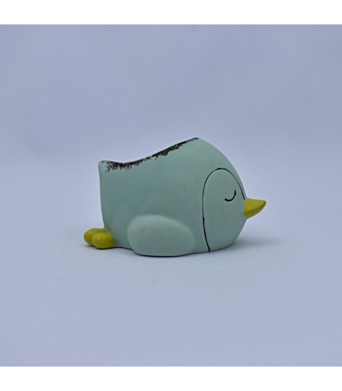 Maceta diseño pato tumbado 13x10cm