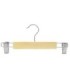 Percha de madera con pinza 22cm