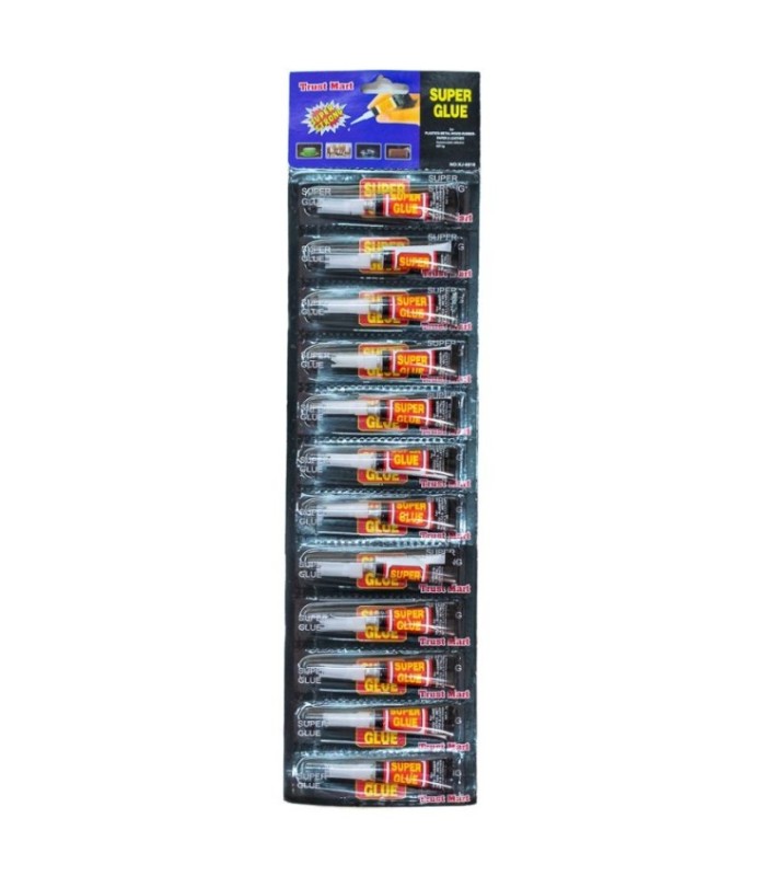 Pegamento instantaneo SUPER GLUE 12 piezas
