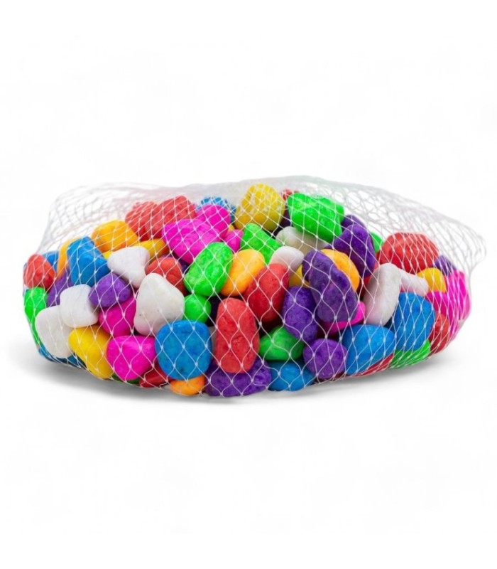 Piedras para decoración multicolor
