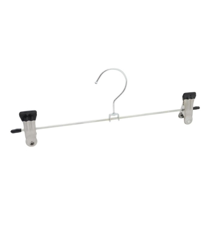 Percha de metal con pinza 10 piezas