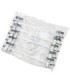 Percha de metal con pinza 10 piezas