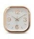 RELOJ CUADRADO PLATEADO 30CM