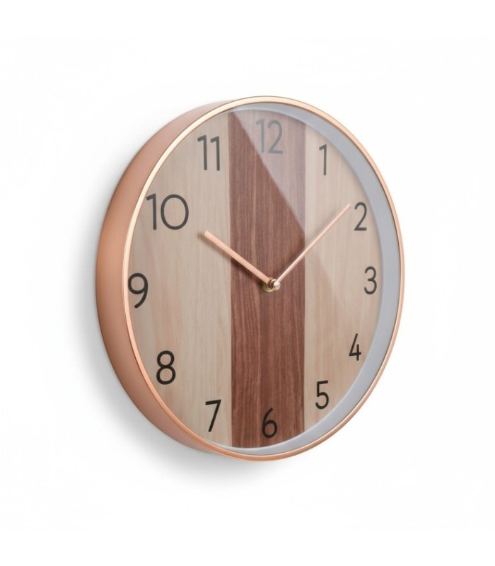 RELOJ REDONDO COBRE 30x30CM