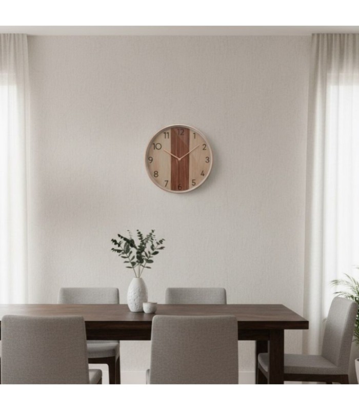 RELOJ REDONDO COBRE 30x30CM