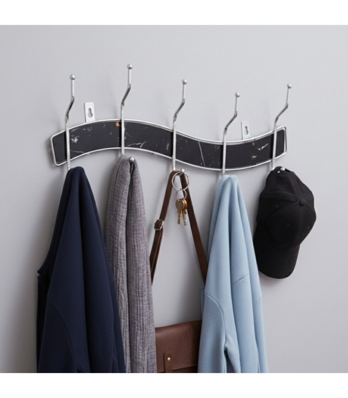 Gancho encorvado 5 cabezas 42cm