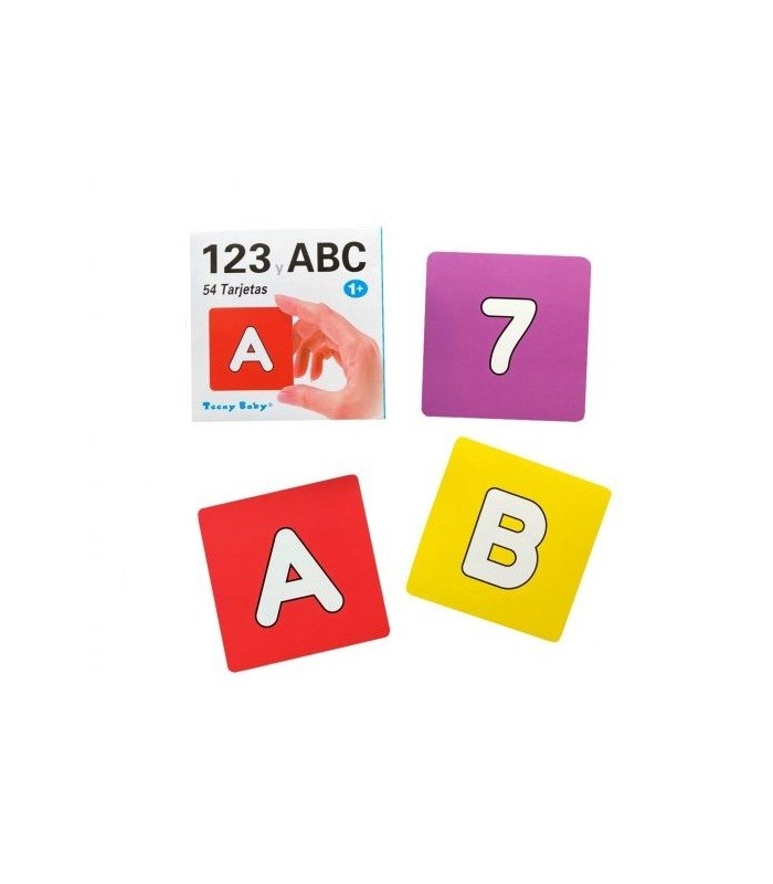 Tarjeta de aprendizaje ABC 54pc