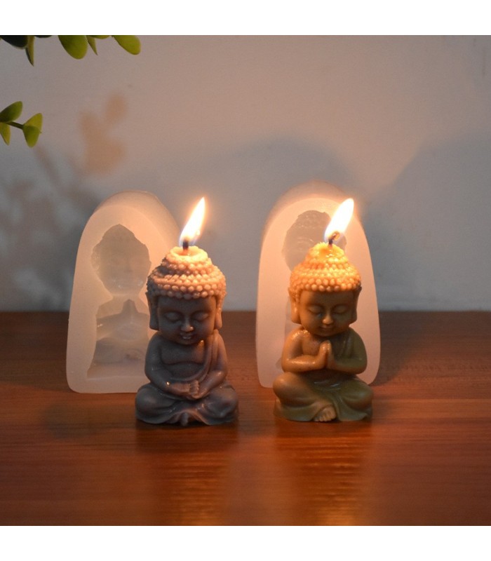 Molde de silicona forma buda 7.5x4.5cm