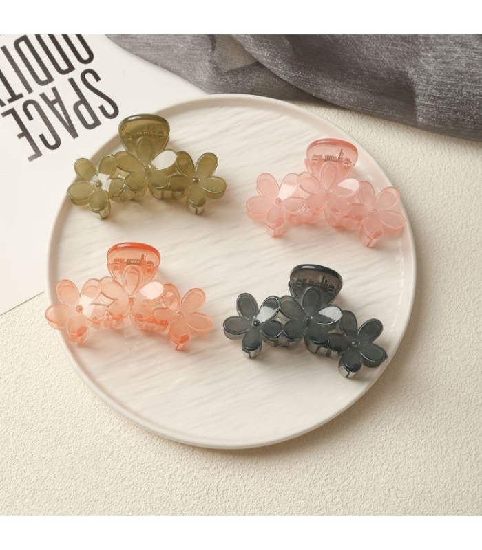 PINZA CABELLO 3 FLORES 8CM