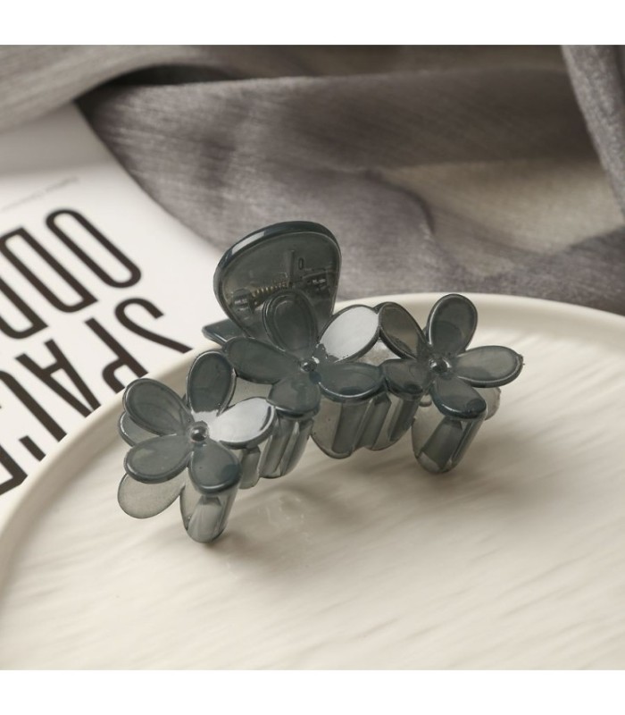 PINZA DISEÑO 3 FLORES 8CM