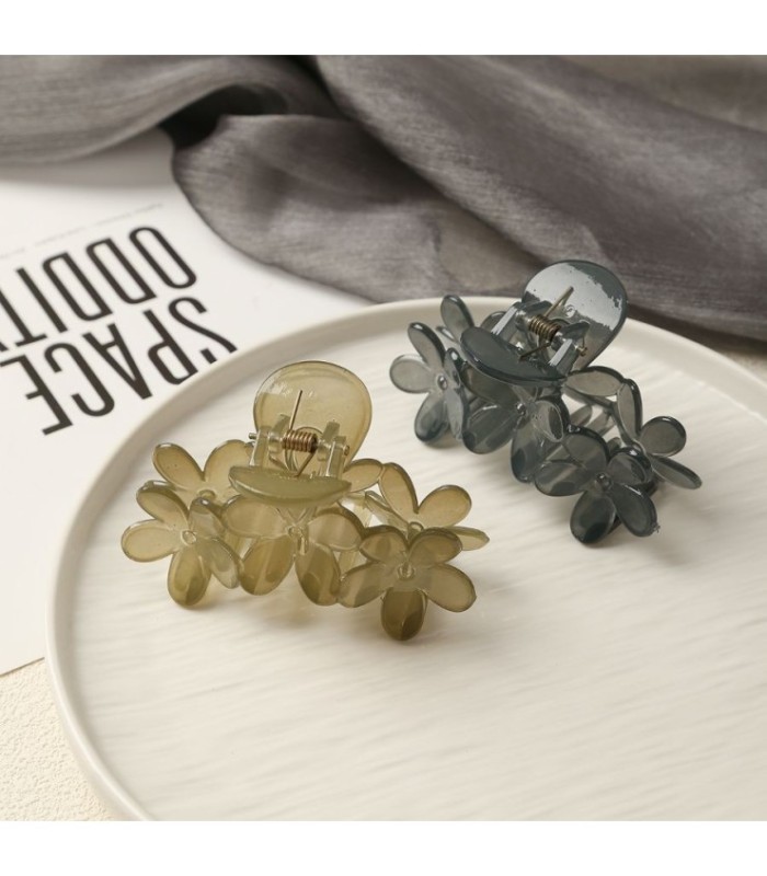 PINZA DISEÑO 3 FLORES 8CM