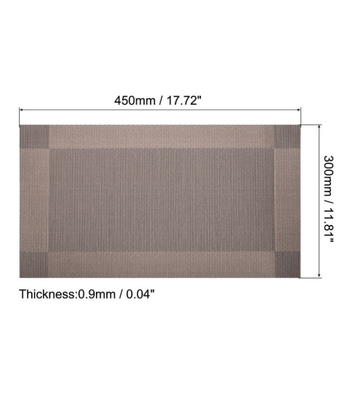 INDIVIDUAL MANTEL RECTANGULAR 45x30CM