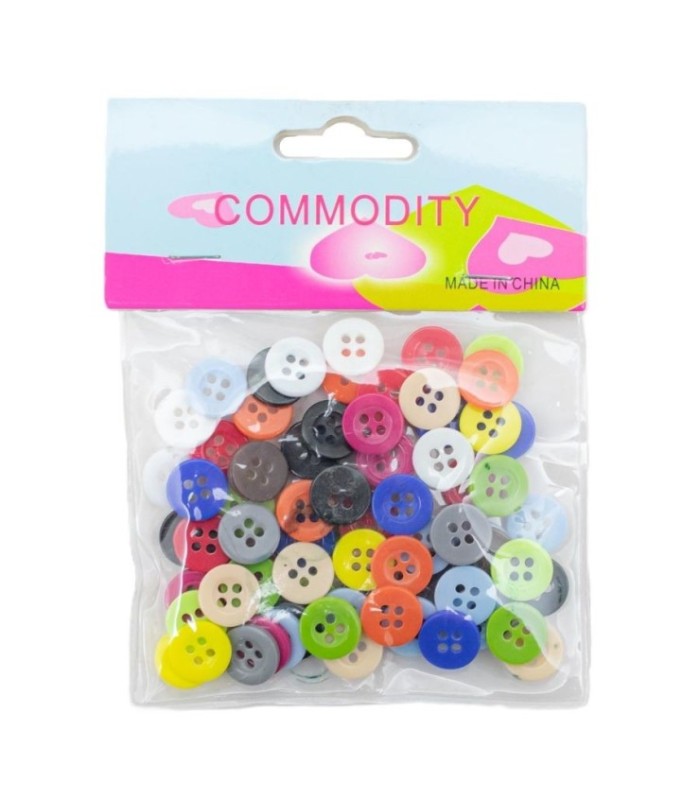 Botón 10mm colorido