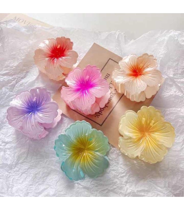 PINZA CABELLO FLOR 8CM