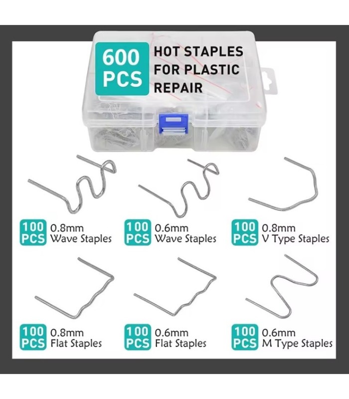 GRAMPA PARA SOLDAR PLASTICO 600PCS