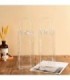 BOLSO TRANSPARENTE CON BOTON 25x10x10CM