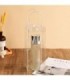 BOLSO TRANSPARENTE CON BOTON 25x10x10CM