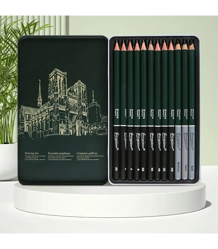 LAPIZ P/ DIBUJO EN CAJA 12PC GIORGIONE