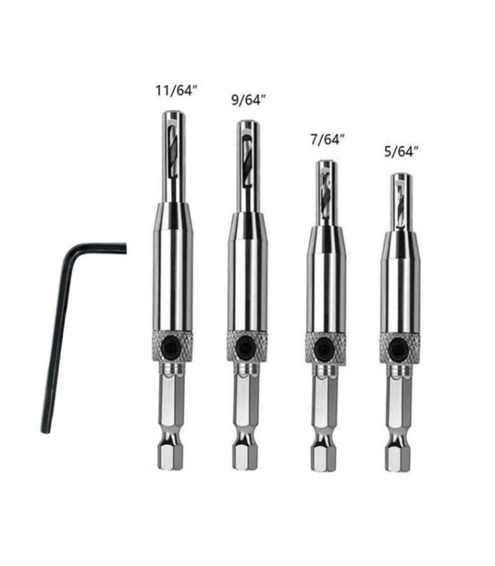 MECHAS AUTOCENTRANTES PARA BISAGRAS 4PCS