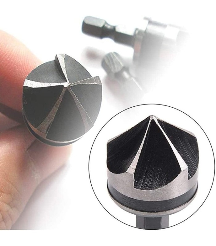 MECHA AVELLANADORA 3PC HEX FILOS BISELADO