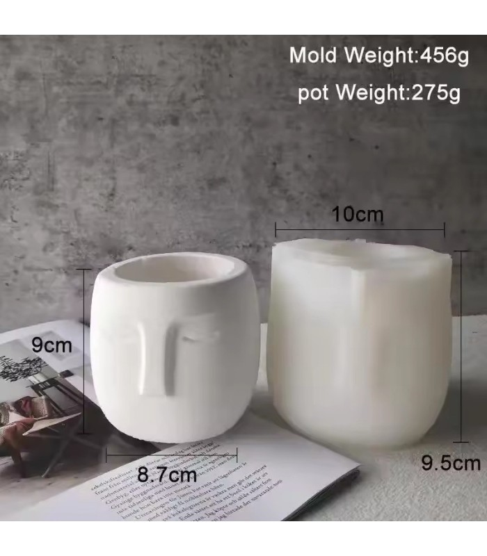 MS FLORERO ROSTRO 10x9.5CM