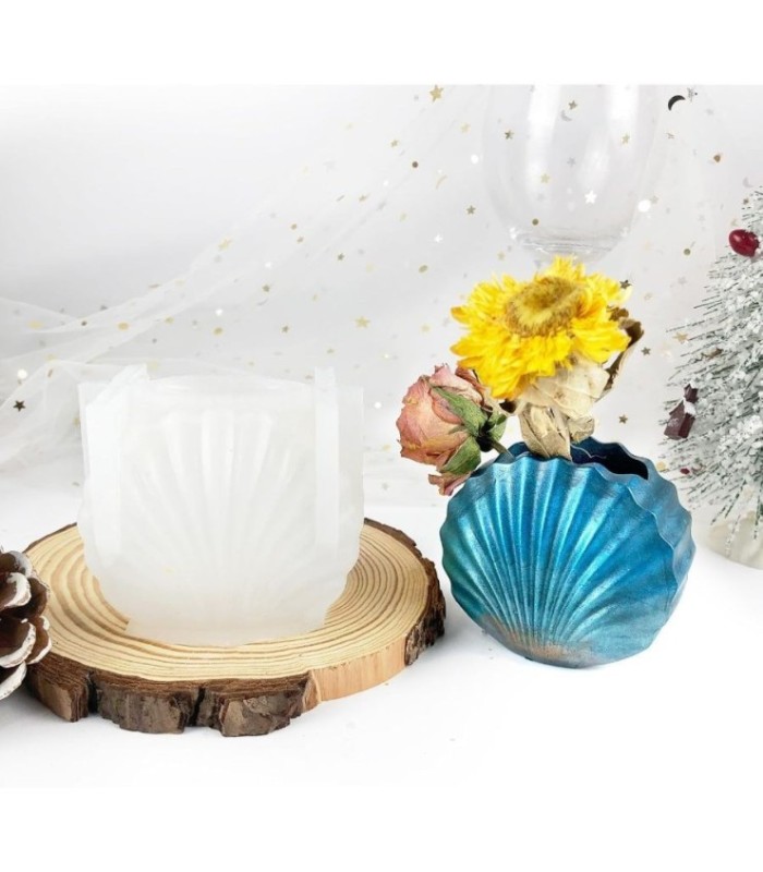 MS FLORERO CONCHA DE MAR 7.2x6.8x5CM