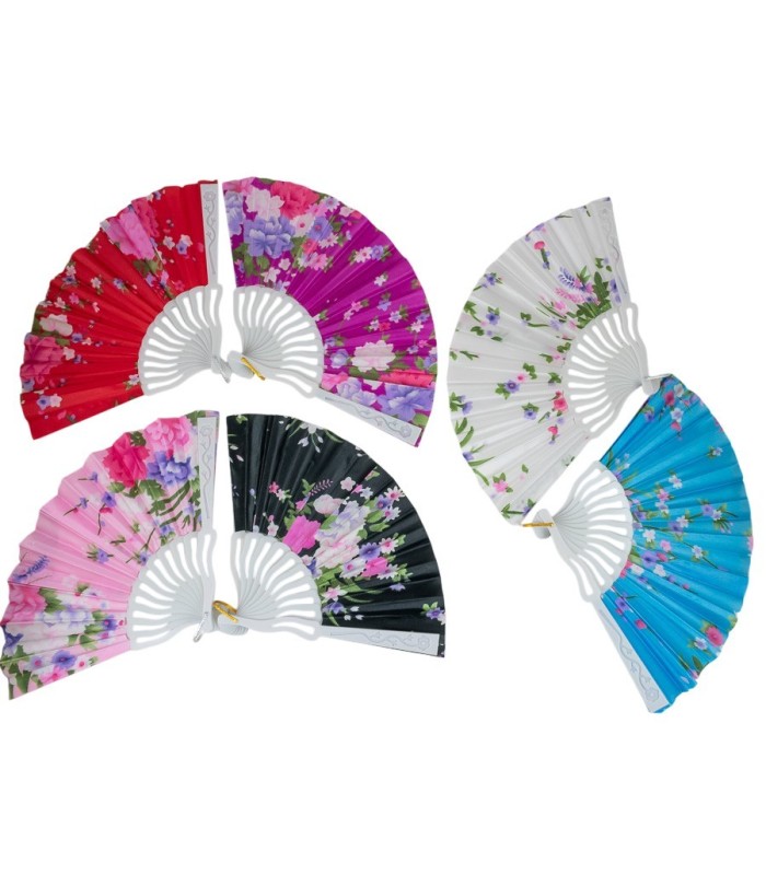ABANICO BORDE BLANCO 23CM 53035