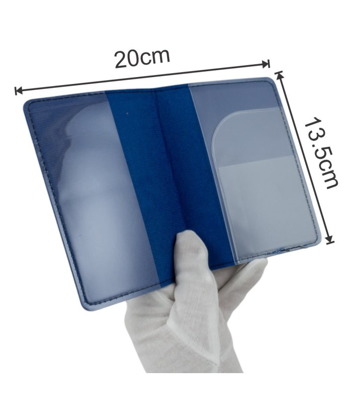 Porta tarjetero tipo pasaporte