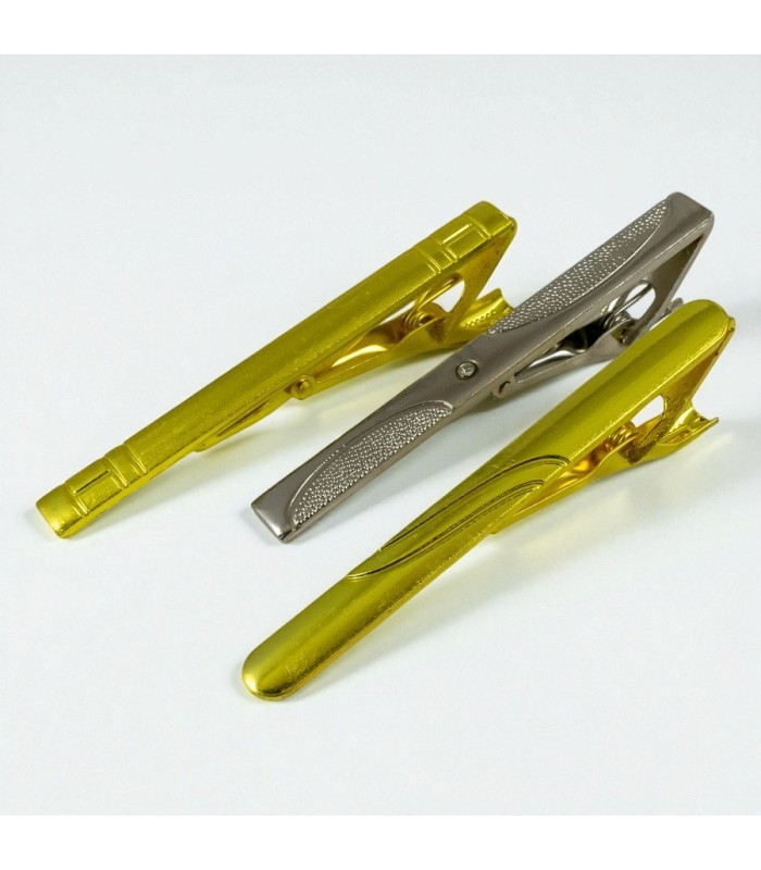 CORBATA CLIP ORO PLATA 20PC