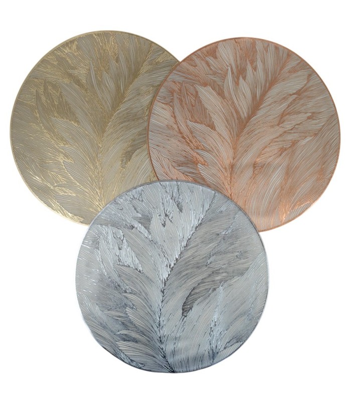 MANTEL INDIVIDUAL CIRCULAR HOJA 37CM