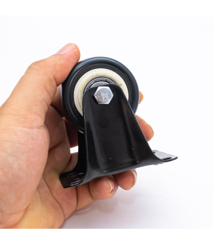 Rueda para mueble 71mm 40kg fijo