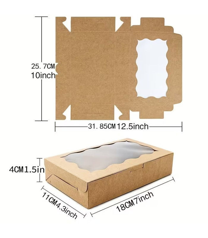 CAJA CON VISOR 18x11x3.8CM 12PC