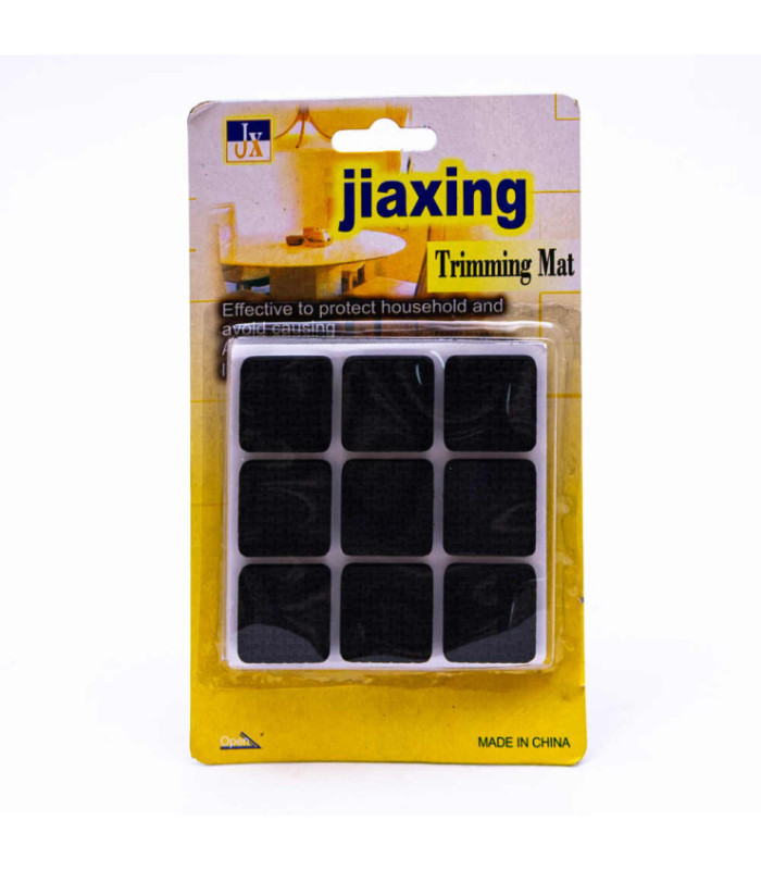Goma protector cuadrado para muebles 2,5cm