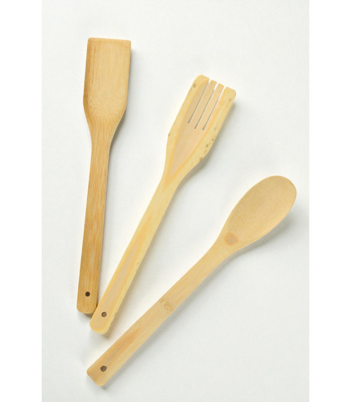 Juego de cuchara de madera 3pc