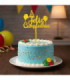 Topper acrílico diseño feliz cumpleaños