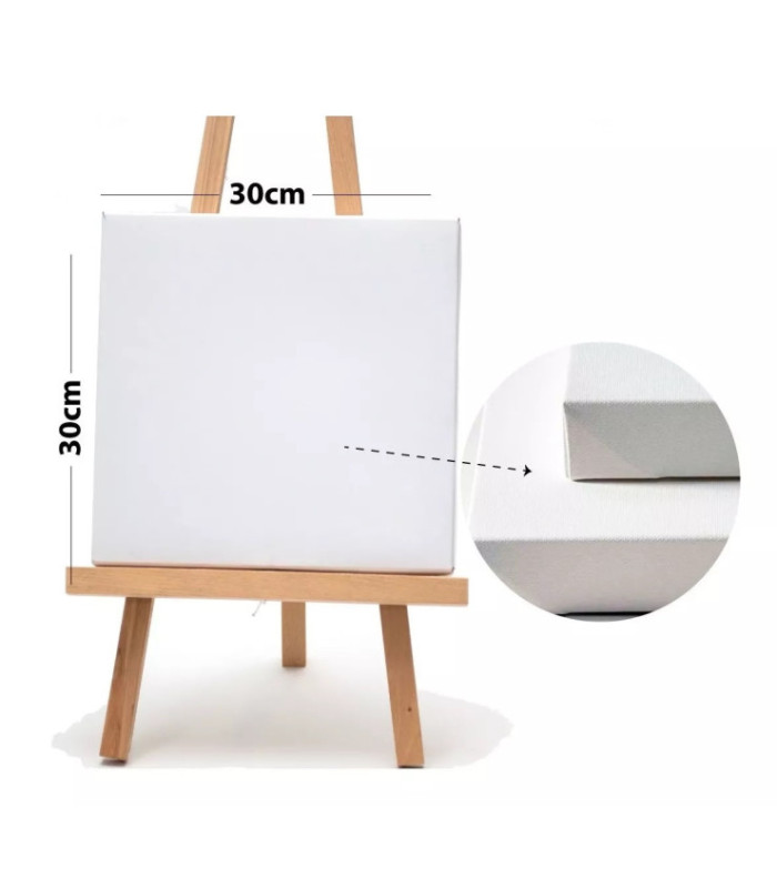 Lienzo de algodón 30x30cm