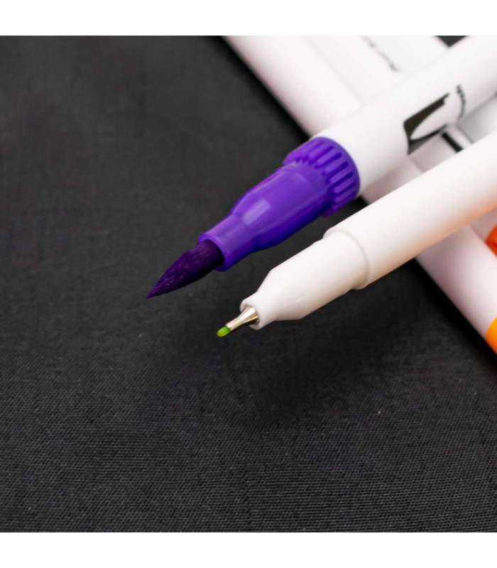 Marcadores brush doble punta 48pc GIORGIONE