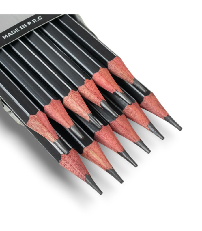 Lápiz 2B negro 12 lápices KAHOWA