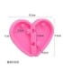 Molde de silicona corazon partido 9.2x7.3cm