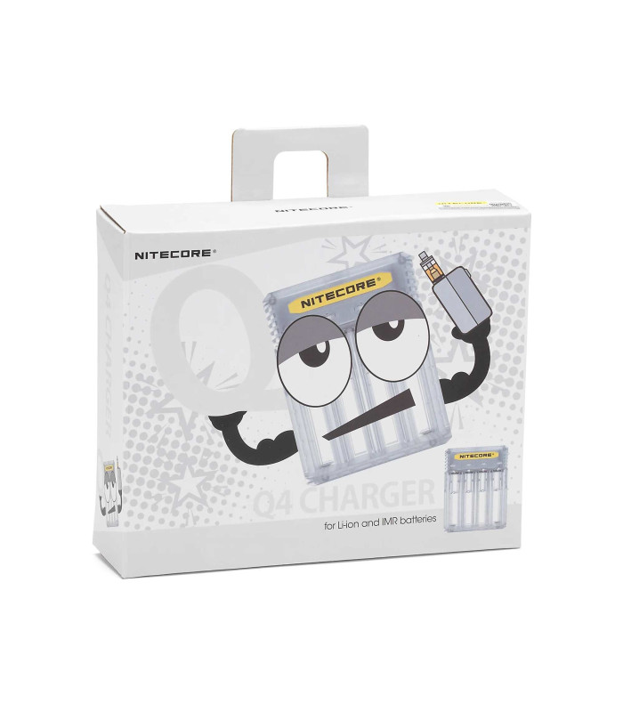 NITECORE INTELLICHARGER Q4 US PLUG CHARGER CLEAR