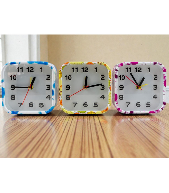 Reloj despertador estampado
