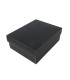 CAJA NEGRO CON BRILLO 18x14x6.5CM 12PC