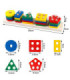 JUEGO DIDACTICO MADERA P/ ENCASTRE