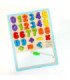 TABLERO NUMERO MAGNETICO CON MINI PIZARRA 30x22.5C